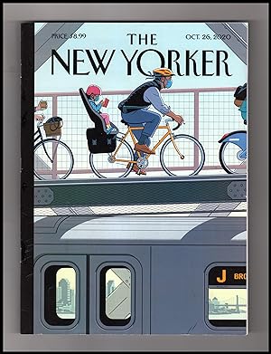 The New Yorker - October 26, 2020. R. Kikuo Johnson Cover, "Shifting Gears". Military Phonies; Ja...