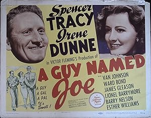 A Guy Named Joe Lobby Title Card 1944 Spencer Tracy, Irene Dunne