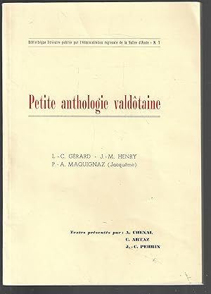 Petite anthologie valdôtaine, L.-C. Girard, J.-M. Henry et P.-A. Maquignaz