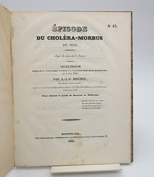 Épisode de choléra-morbus de 1832