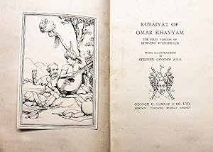 Rubáiyát of Omar Khayyám. The first version of Edward FitzGerald. With illustrations by Stephen G...