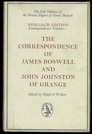 The Correspondence of James Boswell and John Johnston of Grange