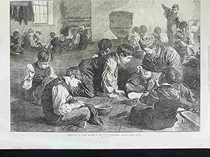 Instruction of Pauper Children in the South Metropolitan District School, Sutton. 1872. Original ...