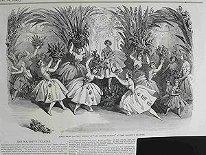 Scene from the New Ballet of "Les Quatre Saisons," at Her Majesty's Theatre. Engraving