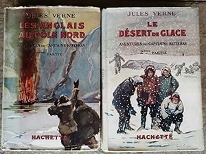 Les aventures du capitaine Hatteras Complet en 2 volumes Bibliothèque verte 1931 - VERNE Jules - ...