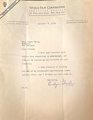 Typed signed letter