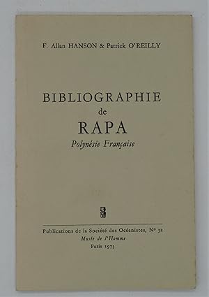Bibliographie de RAPA , Polynésie Française