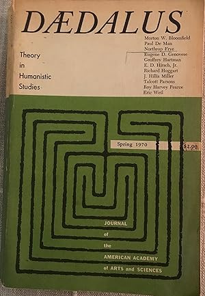 Daedalus, Spring 1970: Theory in Humanistic Studies