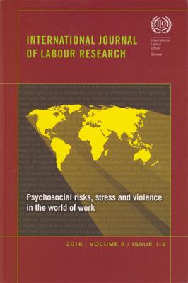 Psychosocial risks, stress and violence in the world of work - International Journal of Labour Re...