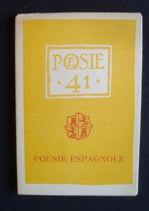 Poésie 41 - poésie espagnole -