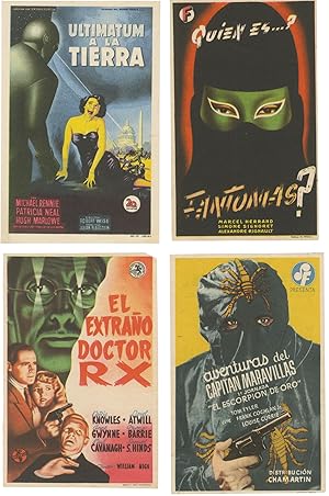 "Aventuras del capitan Maravillas" and others (Collection of 158 Spanish film heralds, 1923-1971)