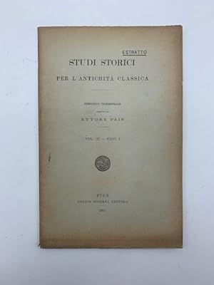 Nuove osservazioni sul decreto di Gn. Pompeio Strabone relativo alla cittadinanza romana dei Cava...