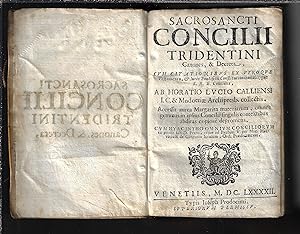 Sacrosancti Concilii Tridentini canones, & decreta, cum citationibus ex Utroque testamento, & iur...