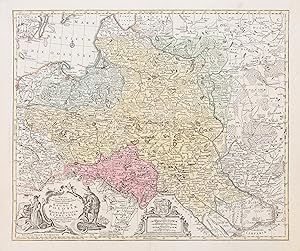 Mappa geographica ex novissimis observationibus repraesentans Regnum Poloniae et magnum Ducatum L...