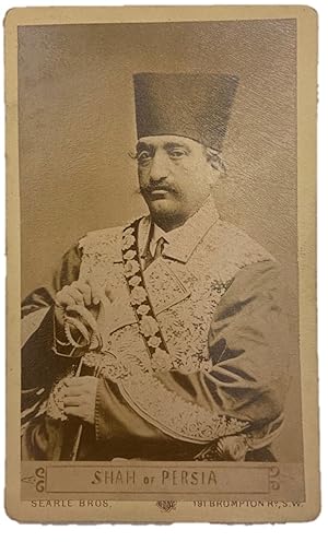 CDV Photograph of Naser al-Din Shah Qajar - Shah of Iran