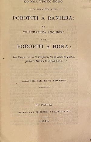 Ko nga Upoko Ewitu o Te Pukapuka a Te Poropita a Raniera: Me Te Pukapuka ano Hoki a te Poropiti a...