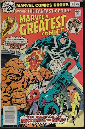 MARVEL'S GREATEST COMICS: July #64 (Fantastic Four)