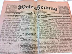 Weser-Zeitung - Freitag, 12. Mai 1922 - Nr. 328, 79 Jahrgang - Morgen-Ausgabe, inkl. Handels- und...