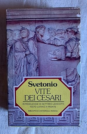 Vite dei Cesari (testo latino a fronte). Volume Primo - Volume Secondo