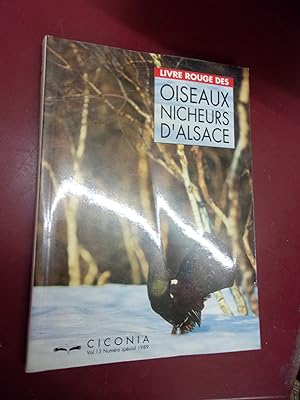 Livre rouge des oiseaux nicheurs d'Alsace
