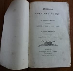 Shakespeare's complete works: also Dr Johnson's preface; a glossary; sketch of the author's life;...