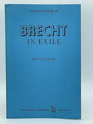 Brecht in Exile [UNCORRECTED PROOF]