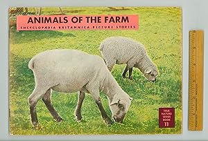 Animals of the Farm. 1946 Encyclopedia Britannica Picture Story; True Nature Series Book; Black a...