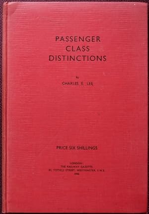 Passenger Class Distinctions