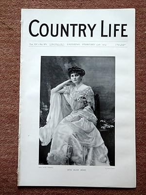 Country Life. No 371. 13th February 1904. Miss Elsie Hope. Castle Howard in Yorkshire, Seat of Ea...