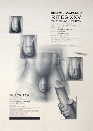 THE SAINT AT LARGE Presents RITES XXV: THE BLACK PARTY (Mar 20, 2004) Poster