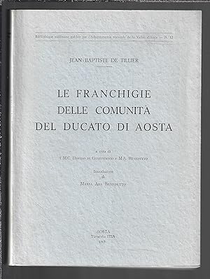 Le franchigie delle comunità del ducato di Aosta
