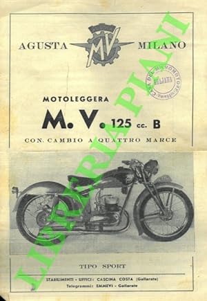 Motoleggera M.V. 125 cc. B Tipo Sport.