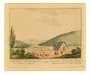 Der erste Brunn der Herzgl. Albertinischen Wasserleitung.