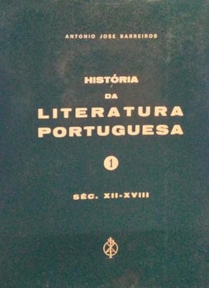 HISTÓRIA DA LITERATURA PORTUGUESA. [2 VOLUMES]