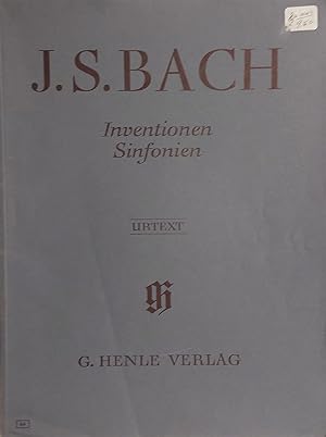 Inventionen und Sinfonien für Klavier BWV 772-801, Ausgabe ohne Fingersatz