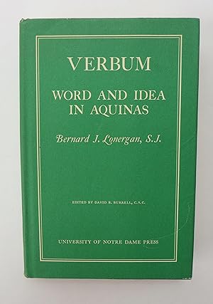 Verbum: Word and Idea in Aquinas