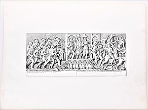 Original Engraving from COLUMNA COCHLIS M. AURELIO ANTONINO AUGUSTO DICATA