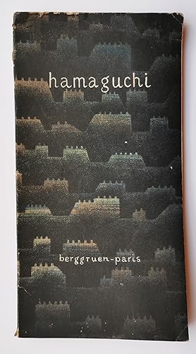 Yozo Hamaguchi - manière noire - catalogue 27e plaquette de la galerie Berggruen - 1958