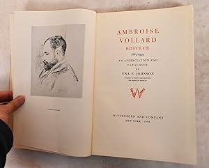 Ambroise Vollard, Editeur, 1867-1939: An Appreciation and Catalogue
