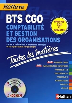 Comptabilit  et gestion des organisations BTS CGO :  preuves 2011 et suivantes (1c d rom) - Pasca...