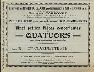 Vingt petites pi?ces concertantes en quatuors - Georges Corroyez