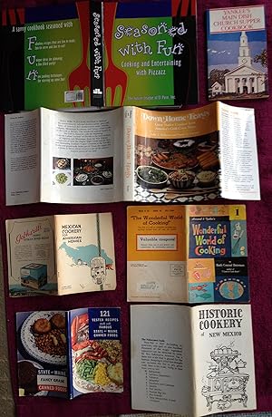 INTERESTING, ECLECTIC 7 VOL. REGIONAL AND INTERNATIONAL COOKING ARCHIVE - Chili, seafood, New Mex...