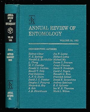 Annual Review of Entomology: Vol. 30,1985