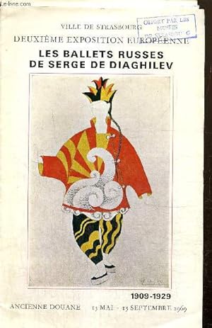 Lot de 10 illustrations : Les ballets russes de Serge de Diaghilev, deuxième exposition européenne