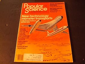Popular Science Oct 1980 Man-Powered Racers, Jumbo Jets