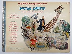 EASY PIANO ARRANGEMENTS FROM DOCTOR DOLITTLE