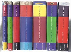 SEVEN Volumes: Harry Potter & the Philosopher's Stone ( AKA: Sorcerer's Stone ); Chamber of Secre...