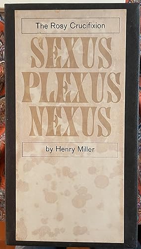The Rosy Crucifixion: Sexus,Plexus, Nexus Boxed Set. First Printing