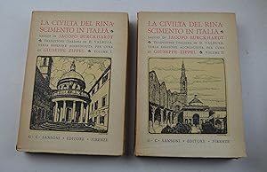 La civiltà del Rinascimento in Italia. Traduzione italiana di D. Valbusa. Terza edizione accresci...