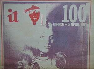 IT, International Times Magazine IT 100. Volume 1 Issue 100. 25 March-8 April, 1971.
